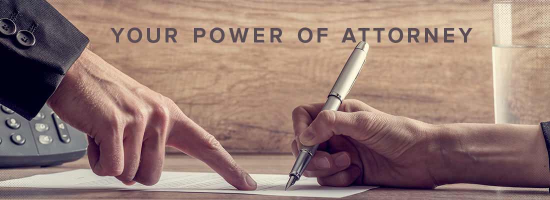 Person signing document
