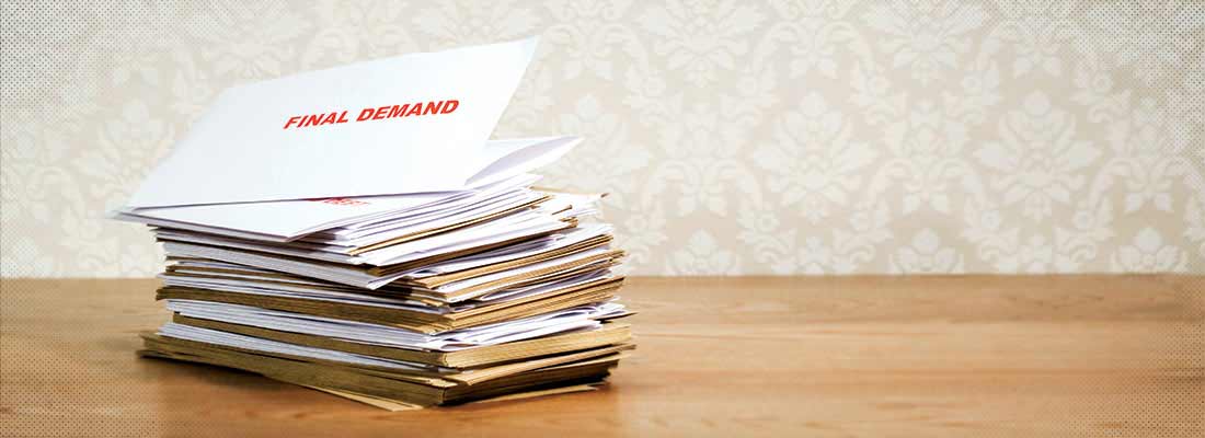 Stack of bills