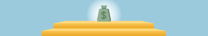 Steps leading to money
