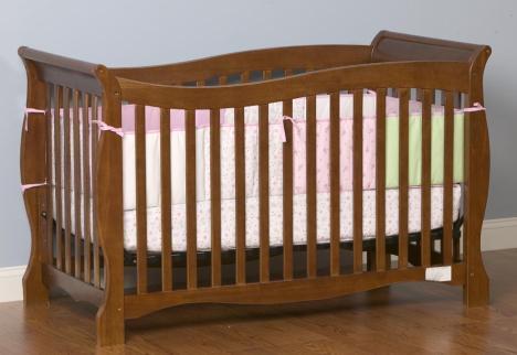 Picture of Recalled 4-1 Crib - Walnut, Model # WM1676BC