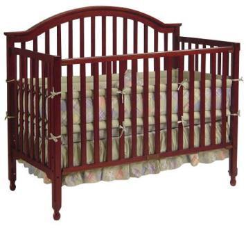 Picture of Recalled 3 -1 Lexington Crib - Cherry Model # DA1614B3