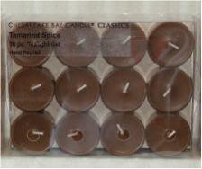 Picture of recalled Fred Meyer/Chesapeake Bay Candle tea light set