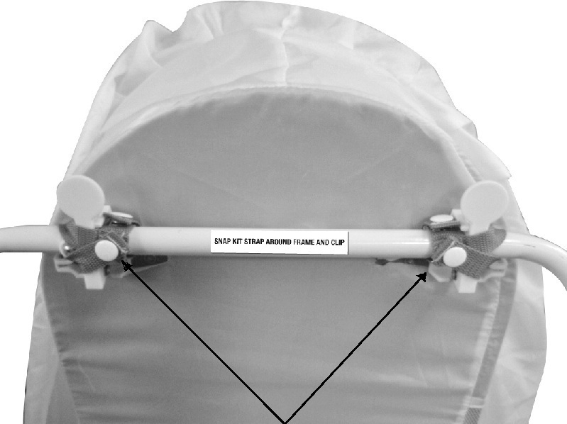 Repair kit includes 2 straps for latches