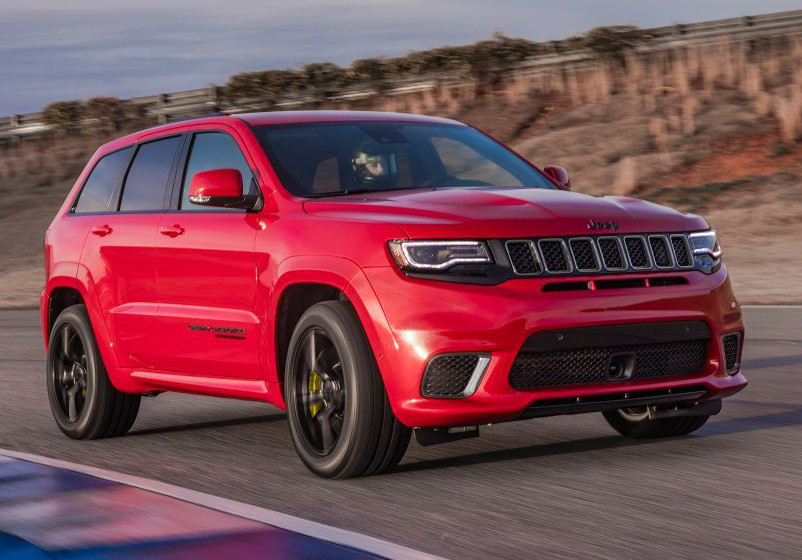 Model Year 2018 Jeep Grand Cherokee Trackhawks Recalled