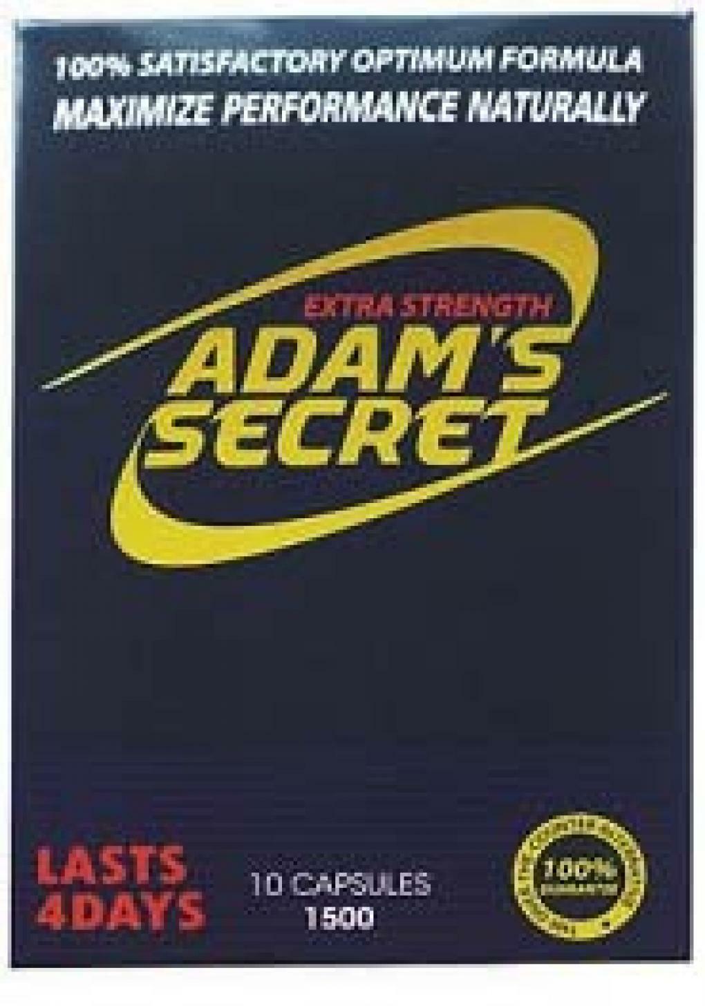 Adamssecret recalls Adam s Secret Extra Strength