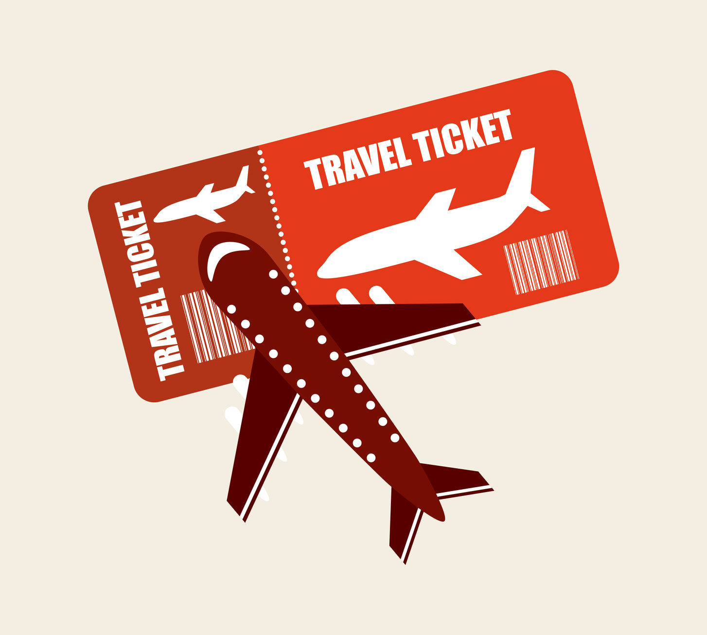 clipart airplane ticket - photo #13