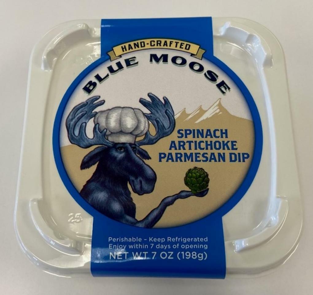 Blue Moose recalls Spinach Artichoke Parmesan Dip