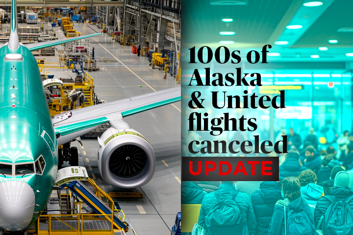 Consumer News: Alaska and United ground 737 jets, cancel hundreds of flights