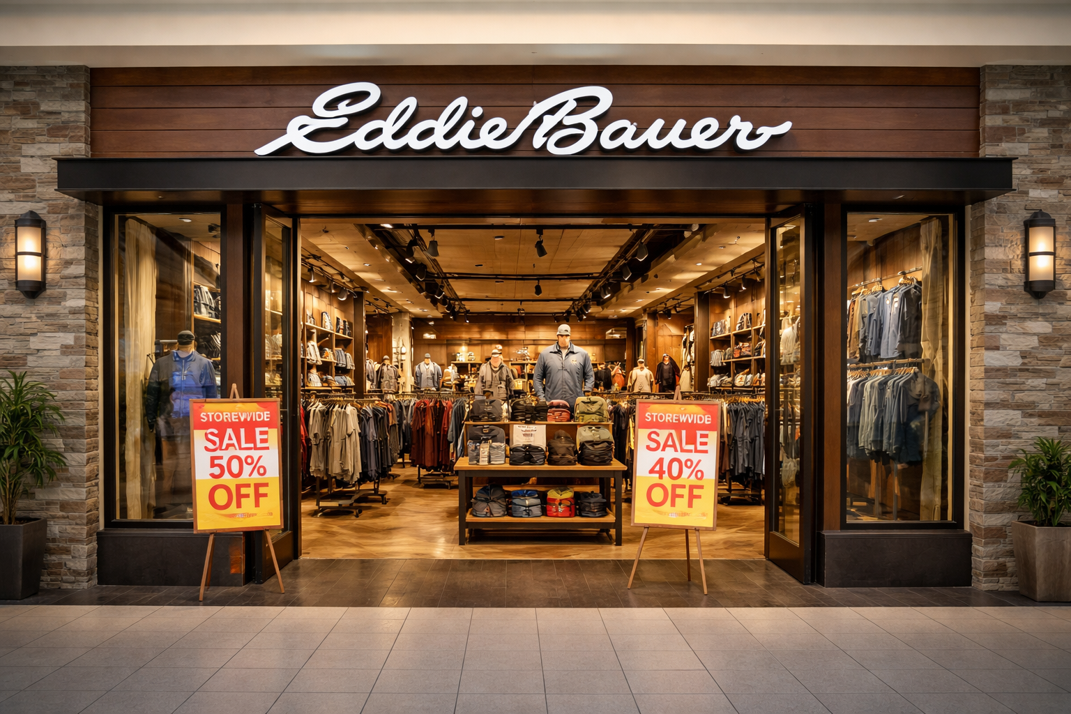 Eddie Bauer to close 174 stores as bankruptcy process moves forward