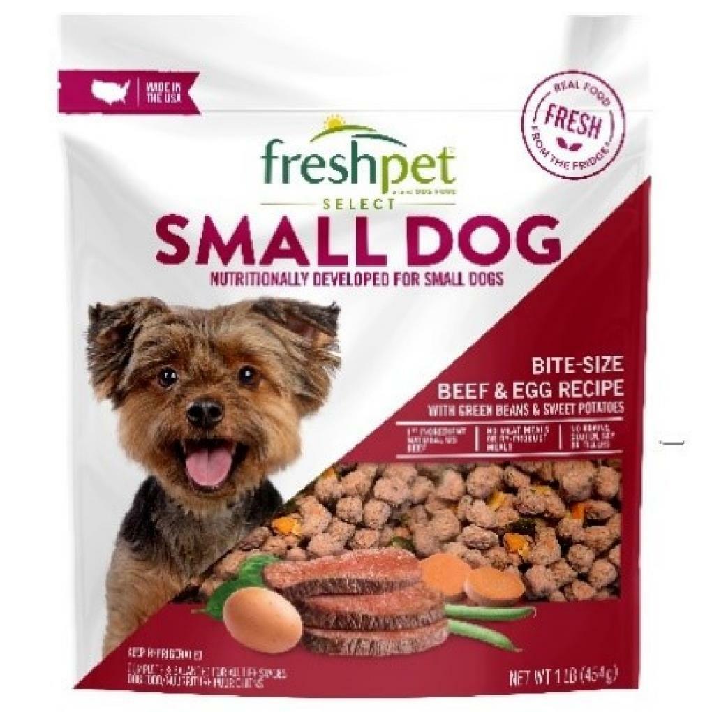 Freshpet Select Small Dog Bite Size Beef & Egg Recipe Dog