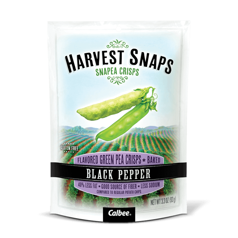 Calbee North America recalls Harvest Snap Black Pepper snap pea crisps