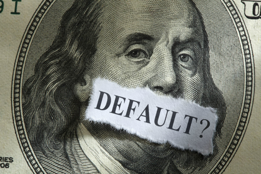 student loan defaults write off