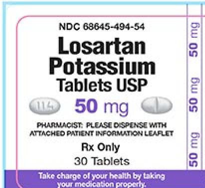 Legacy Pharmaceutical expands Losartan Potassium tablet recall