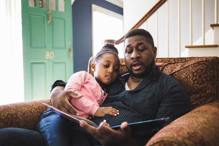 Reading aloud at home may grow resilience for at-risk kids, study finds