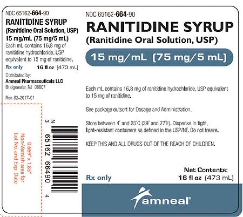 Amneal Pharmaceuticals recalls Ranitidine tablets and syrup