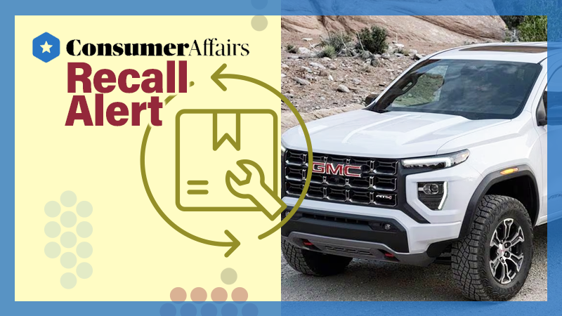 Consumer News: General Motors recalls 55,000 Chevy Colorados and GMC Canyons