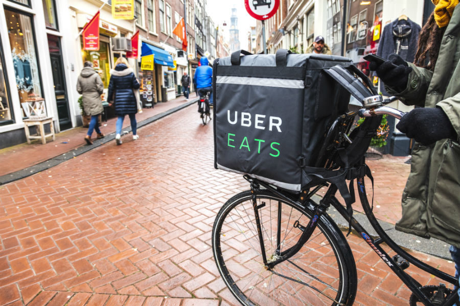 uber eats bicycle