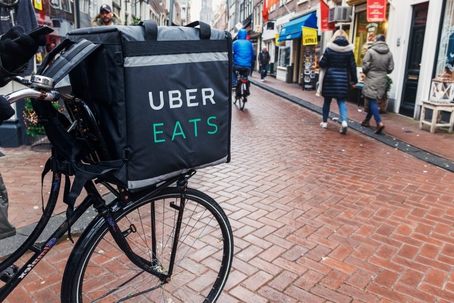 uber eats bicycle