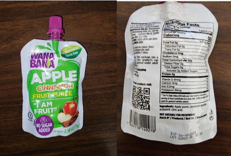 Consumer News: At least 22 children injured by recalled fruit puree pouches