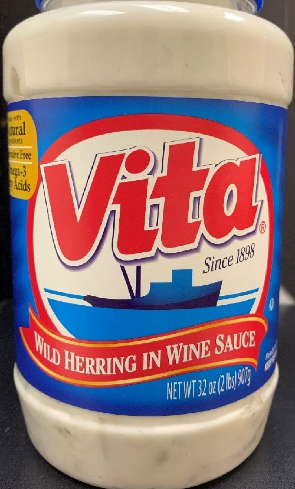 Vita Food Products recalls Vita Wild Herring in Wine Sauce