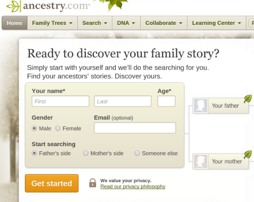 what does ancestry.com tell you