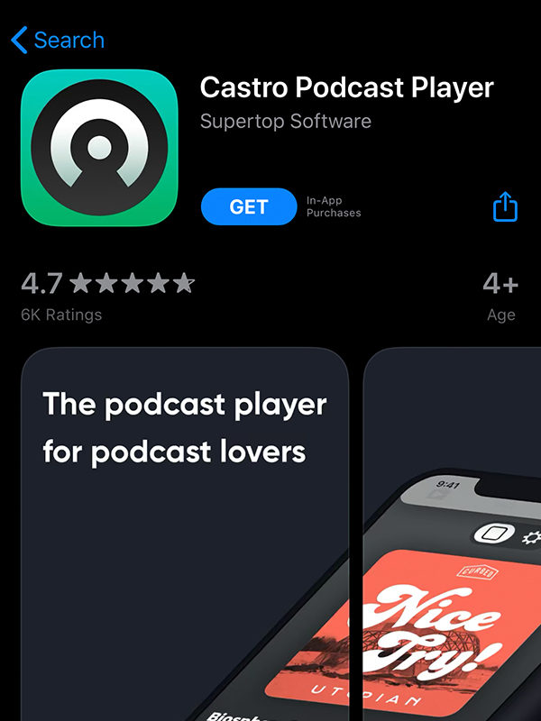 castro app store