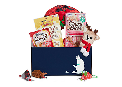 chewy holiday box for cats