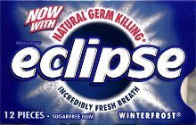 ECLIPSE GUM AD #17 MAGAZINE promo AD 2008 KILLS THE GERMS THAT CAUSE BAD  BREATH