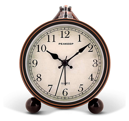 peakeep retro alarm clock
