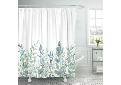 plant shower curtain