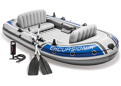 relaxing raft