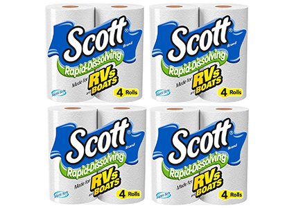 scott rapid dissolve bath tissue