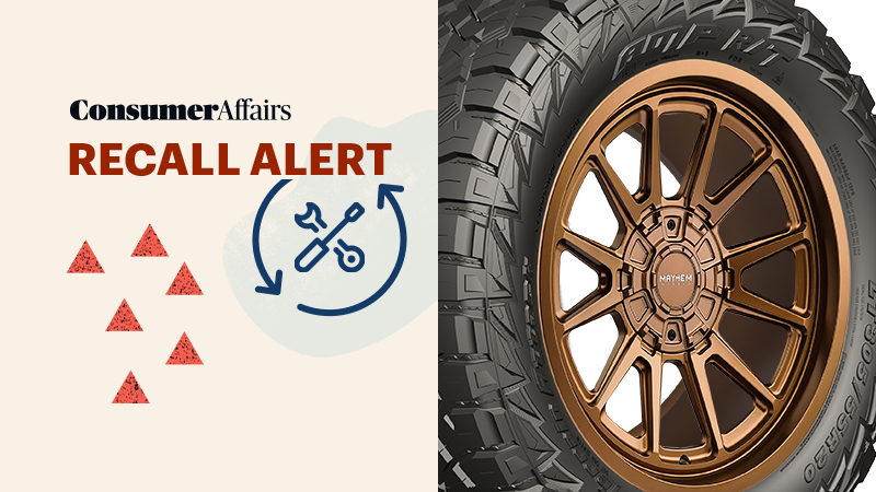 Consumer News: Wheel Group Holding recalls a half-million snow tires.