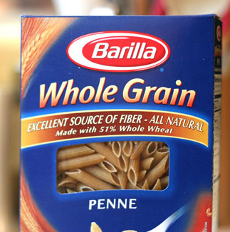 What are some common whole grain foods?