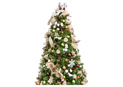 woodland ornamental christmas tree