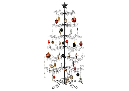 wrought iron ornament display