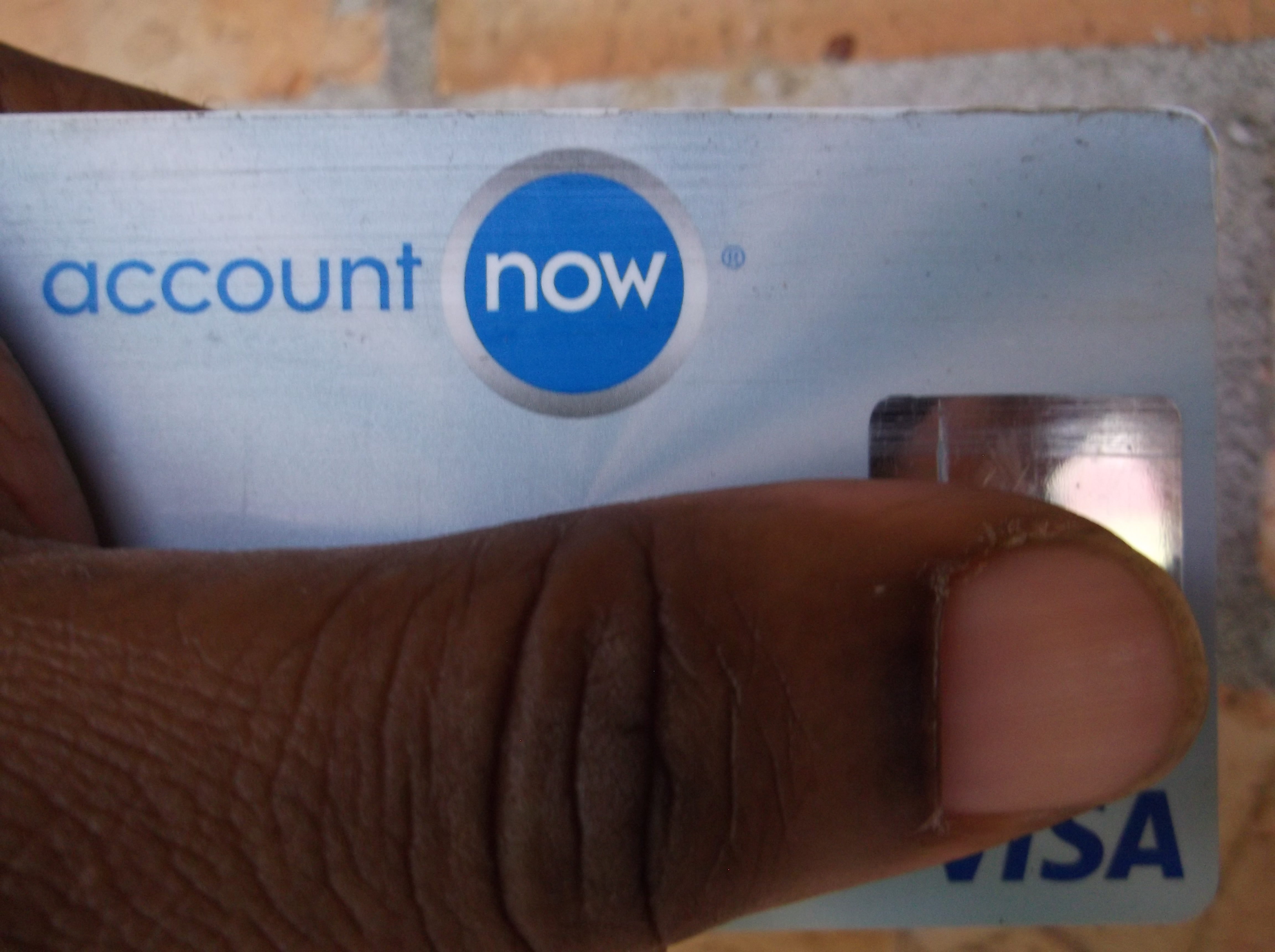 How do you activate your AccountNow card?