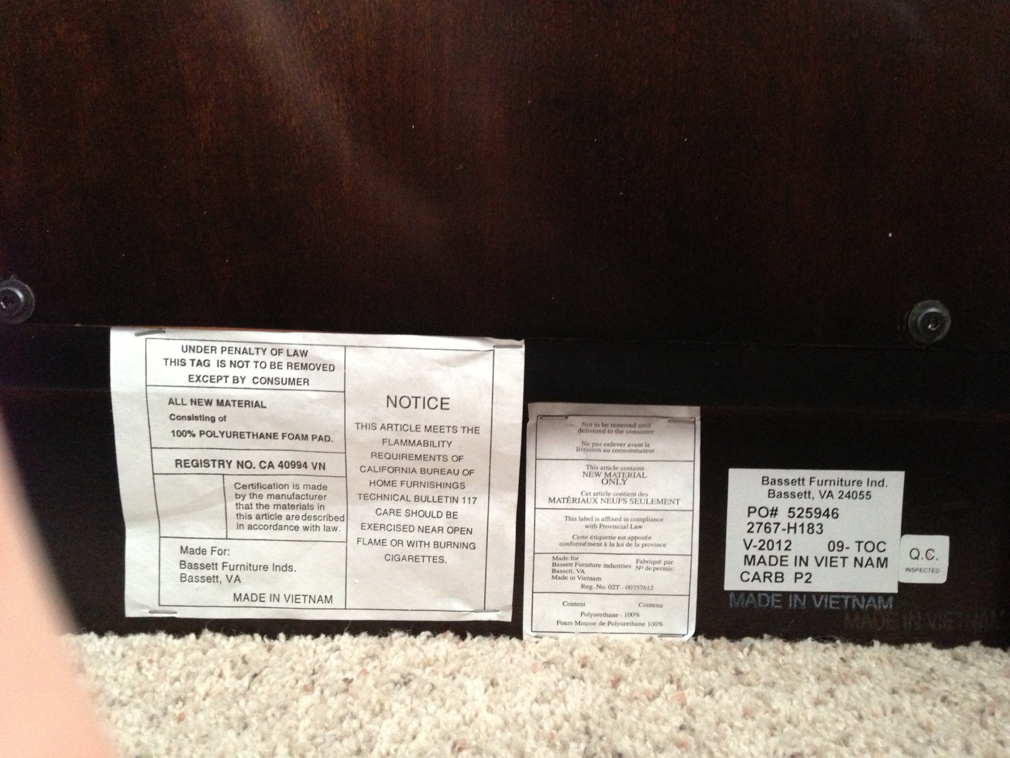 Top 276 Complaints and Reviews about Bassett Furniture Direct Page 4