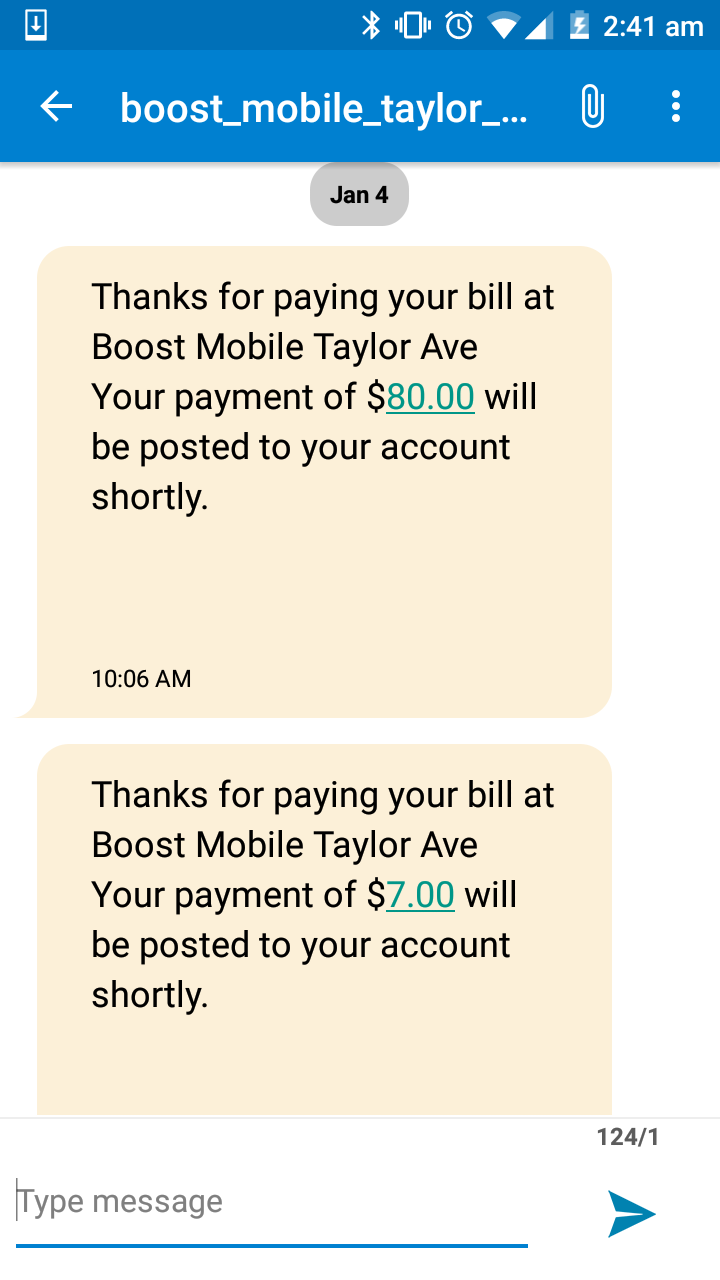 boost mobile pay bill