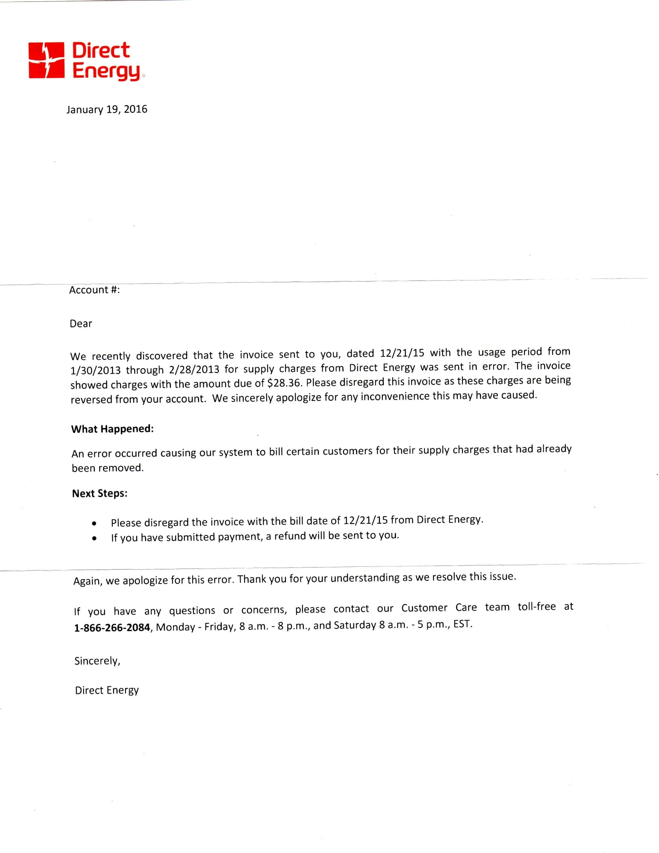 Direct Energy Review 2016 ConsumerAffairs