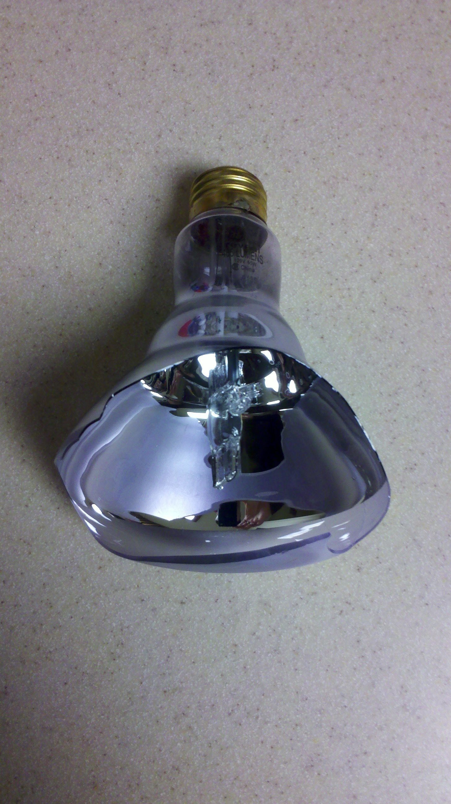 Top 218 Complaints And Reviews About Ge Light Bulbs Page 3 I Ve Had One Of These Ge Reveal 65w Bulb In Place For About A Month Recessed Light Fixture Above Kitchen Sink Tonight It Just Suddenly Exploded Its