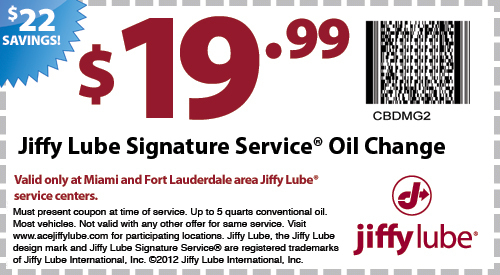 jiffy lube oil change