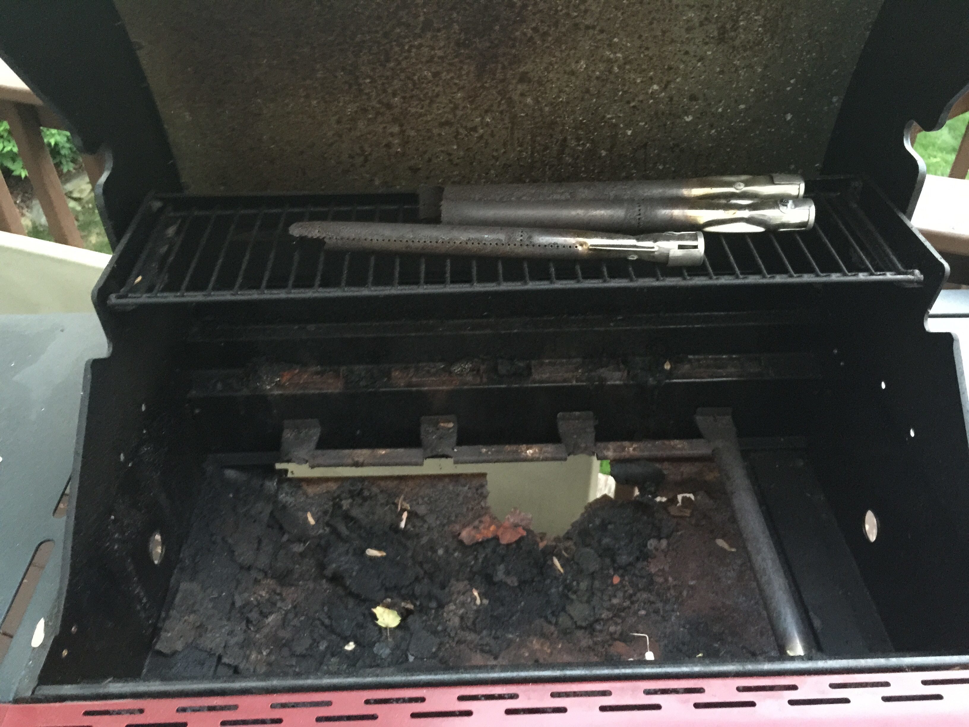 webber gas grill rust