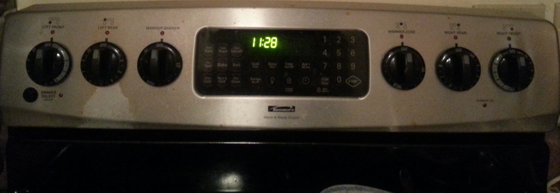 How to remove an error code from a Kenmore oven?