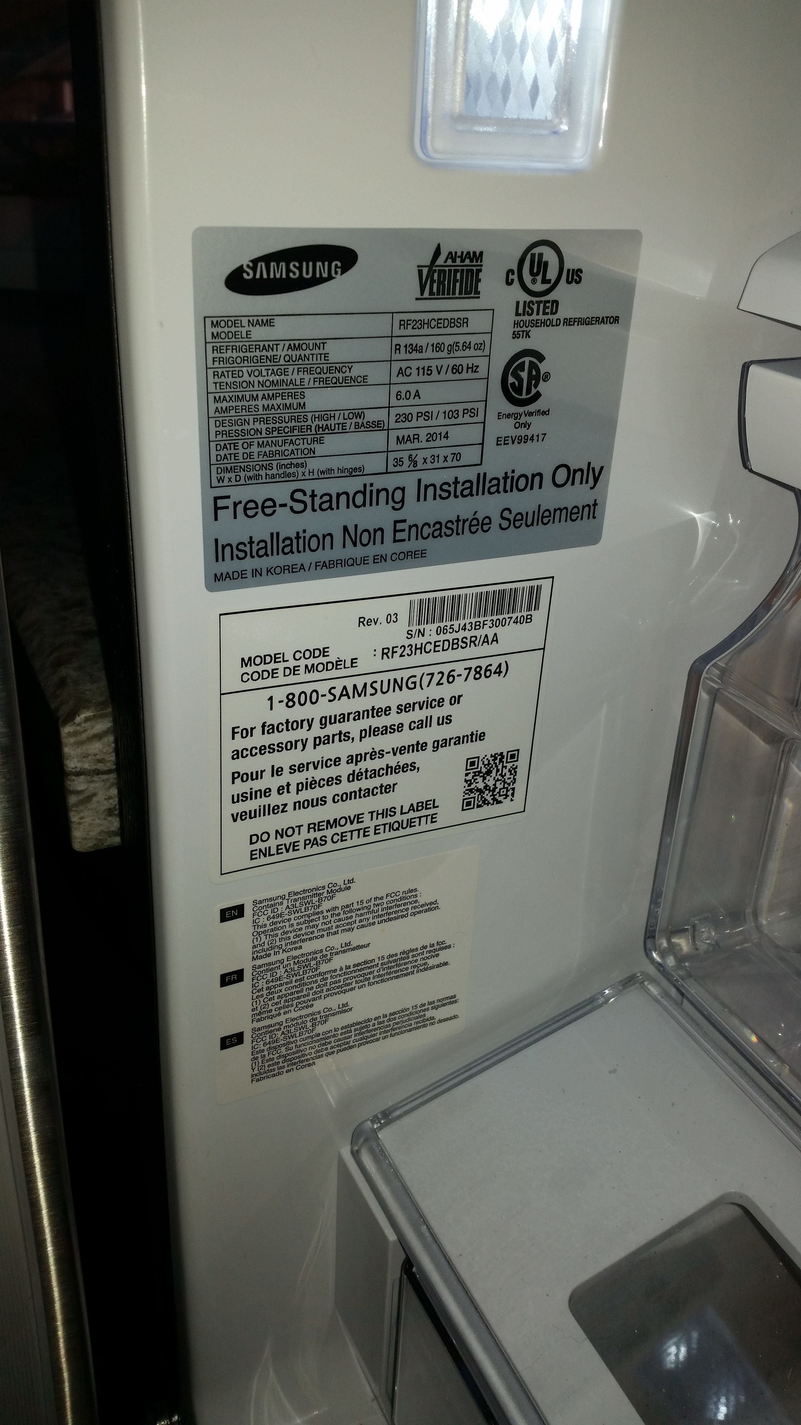 Top 2,073 Complaints and Reviews about Samsung Refrigerator Page 30