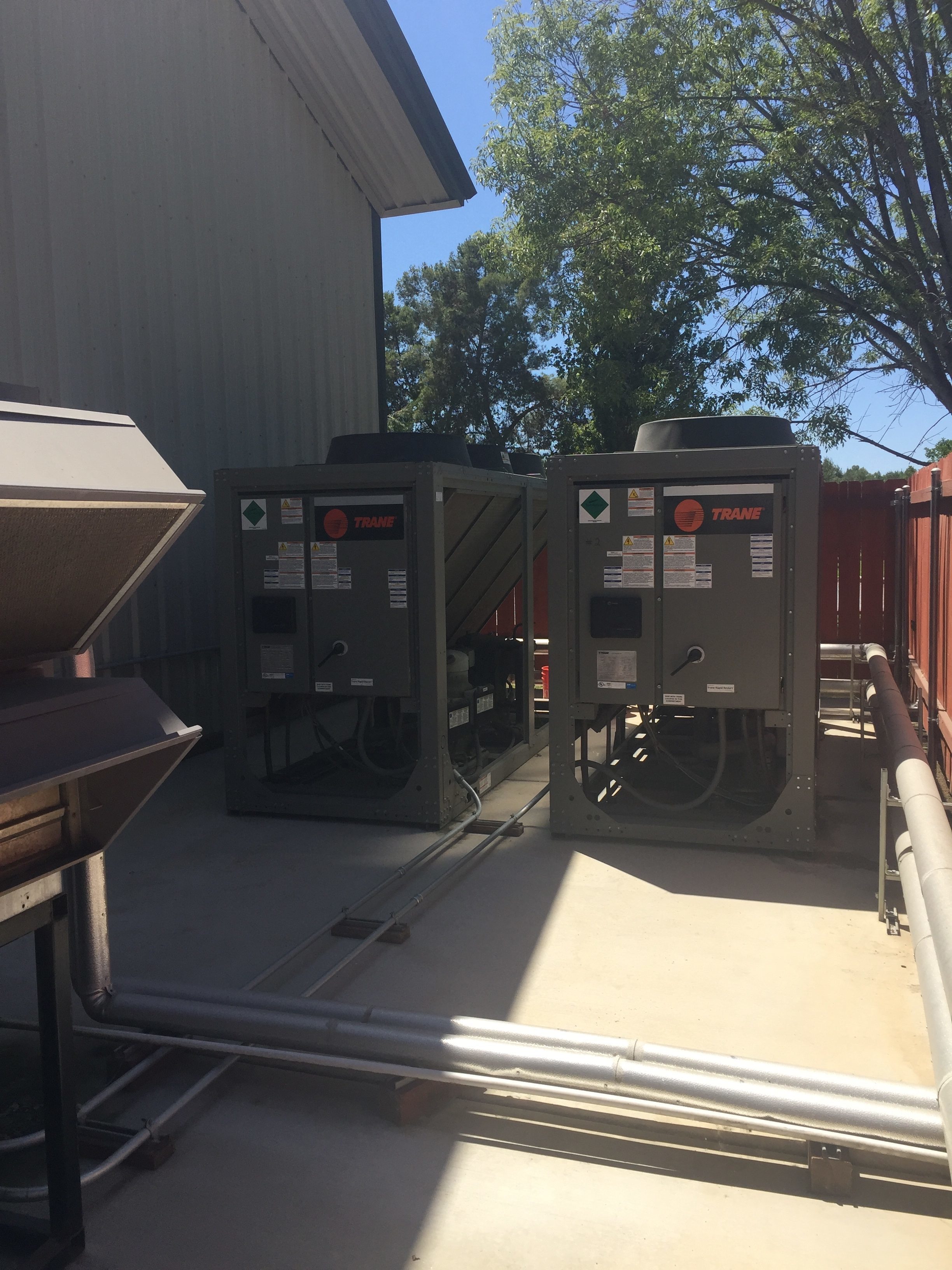 How does a Trane air handler work?