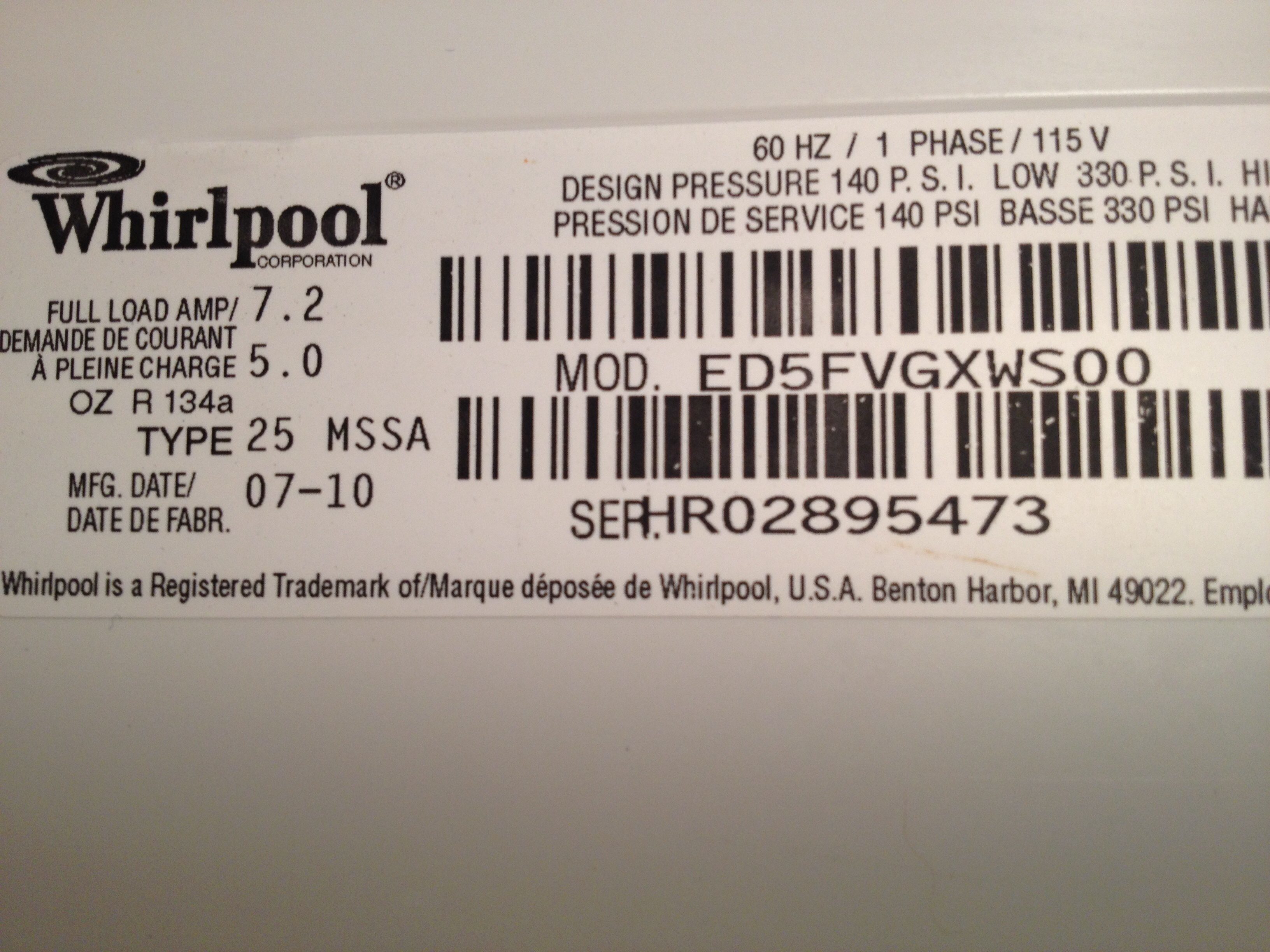 Top 1,105 Complaints and Reviews about Whirlpool Refrigerators Page 19